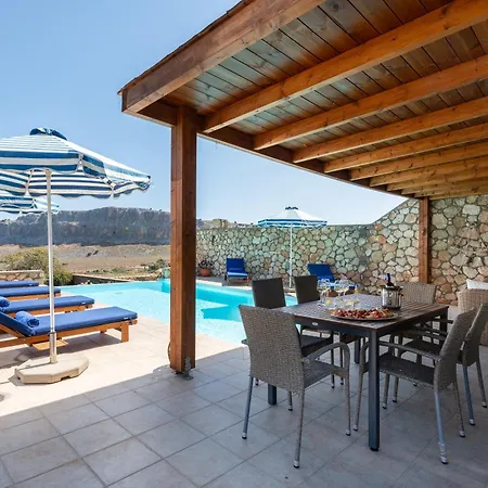 Aegean Blue View With Private Pool And Seaview 빌라
