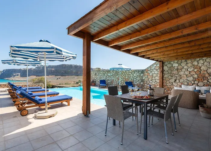 Aegean Blue View With Private Pool And Seaview 빌라