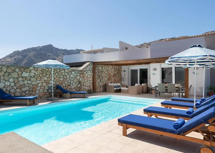 빌라 Aegean Blue View With Private Pool And Seaview *